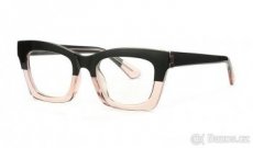 Dámské brýle-černo růžové - 1