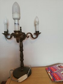 Mosazná stolní lampa - 1