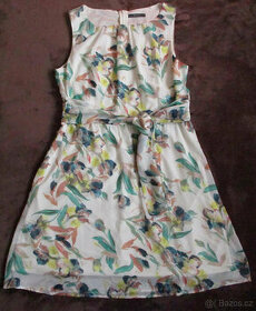 Dámské letní květované šifonové šaty 42 XL