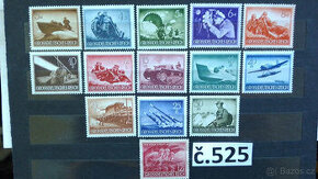 poštovní  známky č.525