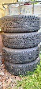 Prodám 4ks zimní pneu včetně disků, 195/65/15 - 1