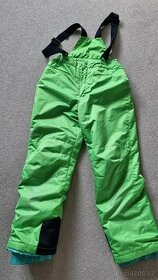 Dětské lyžařské kalhoty Alpine Pro zelené 152/158