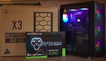 Herní PC; Ryzen 5 3600; RTX4060