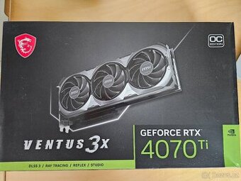 GeForce RTX 4070 Ti VENTUS 3X 12G OC