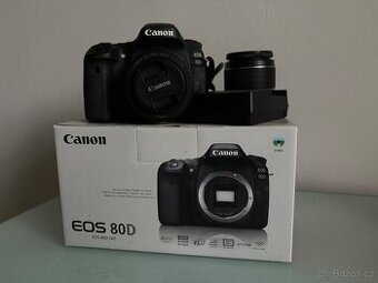 Canon EOS 80D (tělo) + 2 objektivy ZDARMA