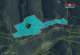Prodej lesa, louky, 103955 m², Vsetín