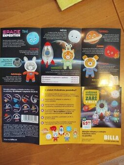 Billa nálepky space 10 ks - 1