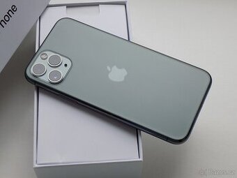 APPLE iPhone 11 Pro 64GB Midnight Green - ZÁRUKA - 100% BATE