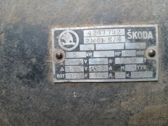 Elektromotor k mlátičce - 1