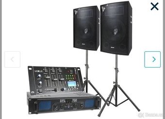 Set skutečně reprobedny zesilovač a mix