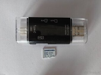 Samsung EVO Plus Mic. SD karta SDXC 512GB Class 10 + adapter