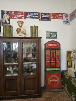 SBÍRÁM STARÉ REKLAMNÍ CEDULE, PLECHOVKY, AUTOMATY