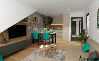 Prodej byty 3+kk, 66 m² - Brno - Lesná, balkon REZERVACE