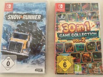 hry na Nintendo Switch hra Snowrunner a 30 in 1