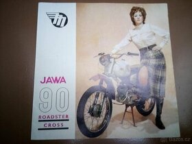 Jawa 90 roadster cross- orig. prospekt