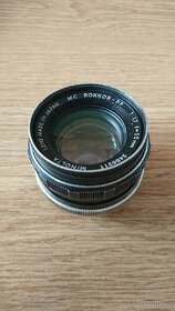 Objektiv Minolta Rokkor-PF MC 55 mm 1:1.7