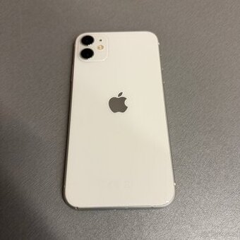 iPhone 11 256GB bílý, 100% baterie, rok záruka