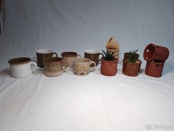 Keramické hrnky a kvěnitáče