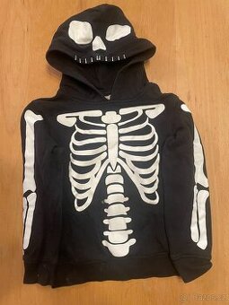 Dětská tepláková souprava H&M 110-116 - Kostlivec