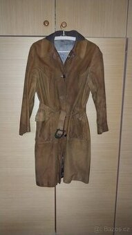Dámský kožený kabát