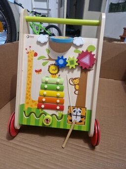 Dřevěné chodítko Classic World Safari