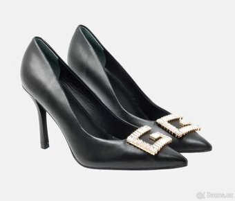 Luxusní kožené lodičky GUESS – model SCANDEL. Vel 38.