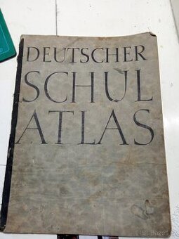 Starý německý školní atlas