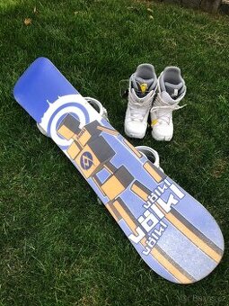 Snowboard Völkl 135 cm + boty Burton vel.39