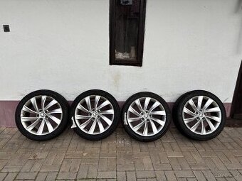 Orig sada ALU kol Škoda Superb 5x112