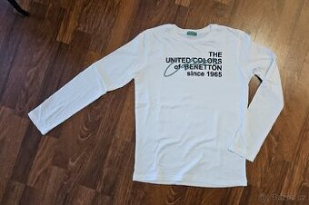 Tričko Benetton dluhy rukáv vel. 158