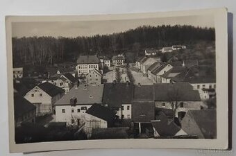 Starý pohled- Stráž pod Ralskem-náměstí/okr. Česká Lípa