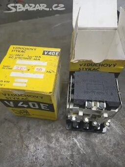 nepoužité stykače, typ V40E, cívky 220VAC