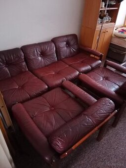 Kožená sedací souprava