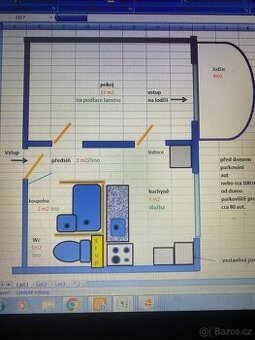 BEZ RK ....DB 1+1+B, zateplený panel, 36,5 m2  Bystrc