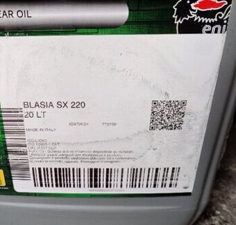 Vysokozátěžový olej Eni Blasia SX 220 (Agip Blasia SX 220)