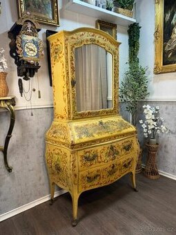 Italský ručně malovaný sekretář (144008)