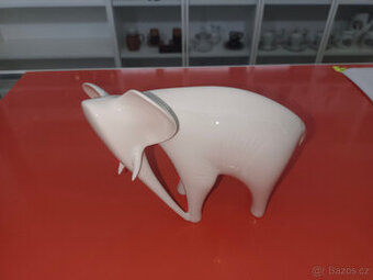 Slon, Royal Dux, “Bruselský styl”, J. Ježek