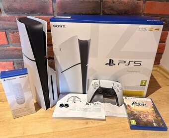 PS5 Slim 1TB s mechanikou, nový kus, top
