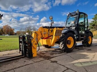 JCB 540-140, klima, vyrovnávání Sway,hydraulický posun vidlí