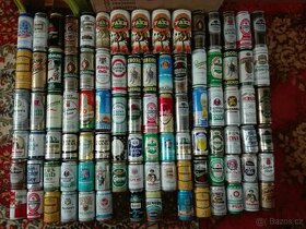 Sběratelské plechovky od piva 93 ks - různé druhy