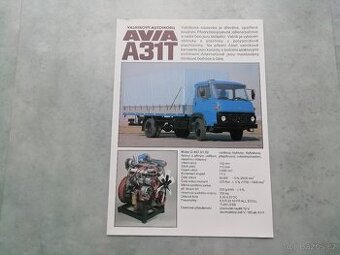 Avia 31T Turbo - prospekt valník- doprava v ceně