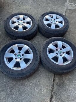 Alu kola 5x112 r15 Škoda originál