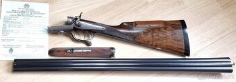 LUXUS.ANGLICKÁ BROKOVNICE J&W TOLLEY HAMMER CAL.12/65+NITRO+ - 1