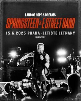 Bruce Springsteen 15.6. 2025 2 lístky na sezení