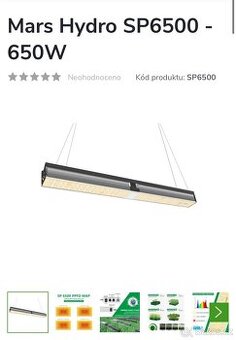 Grow Výkonné LED pěstební světlo