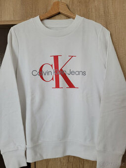 NOVÁ DÁMSKÁ MIKINA BÍLÁ CK vel.S
