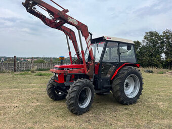 Zetor 7245 s čelním nakladačem s SPZ
