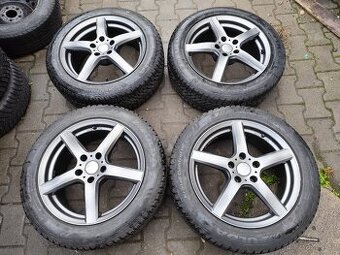 Alu 5 x 112, zimní pneu 215/55/17