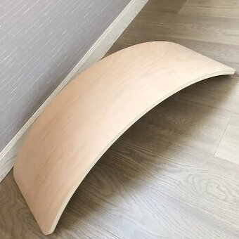 NOVÁ Balanční deska z dřevěné překližky - přírodní