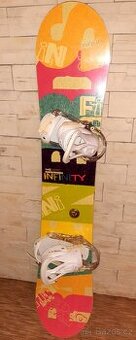 Dámský SNB Raven Infinity 145 & vázání Burton & cestovní vak